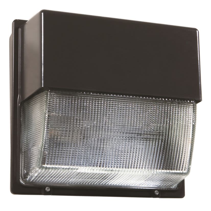 Lithonia Lighting TWH LED ALO 50K TWH LED Rectangular Wallpack, LED Lamp, 78 W Fixture, 120 to 277 V AC, Dark Bronze Housing
